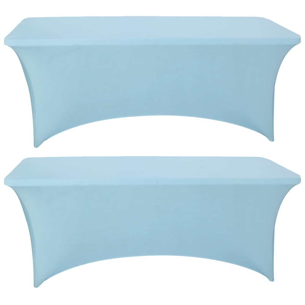 Wolfway Lot De 2 Nappes De Table Rectangulaires Extensibles élasthanne Infroissables