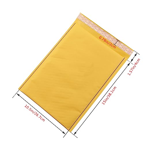 GATHINESS 25 Peças Envelope Acolchoado Bolha Mailer Kraft Envelope Bolha Forro Papel Kraft