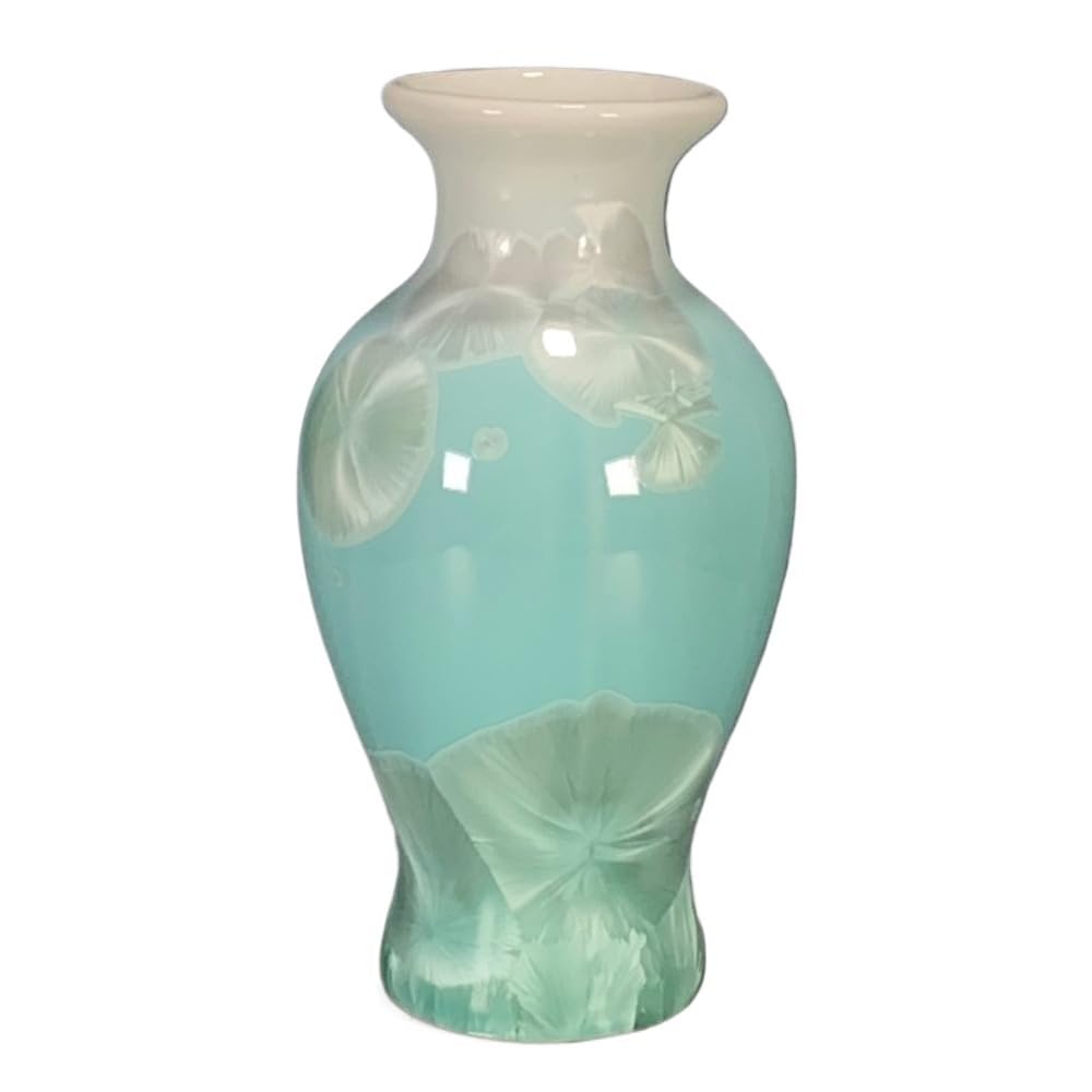 Youpo One Color Ceramic Vase,Porcelain Kiln Vase 13Cm Collection Antique Porcelain Kiln Glazed Flower Vases Small Appreciation Bottles