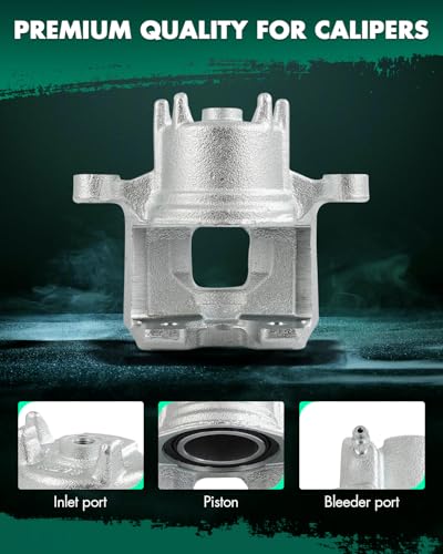 Image of SCITOO 345085 Front Right Disc Brake Caliper Assembly Without Bracket For Mitsubishi For Mirage 2017-2021,For Mitsubishi For Mirage G4 2017-2021