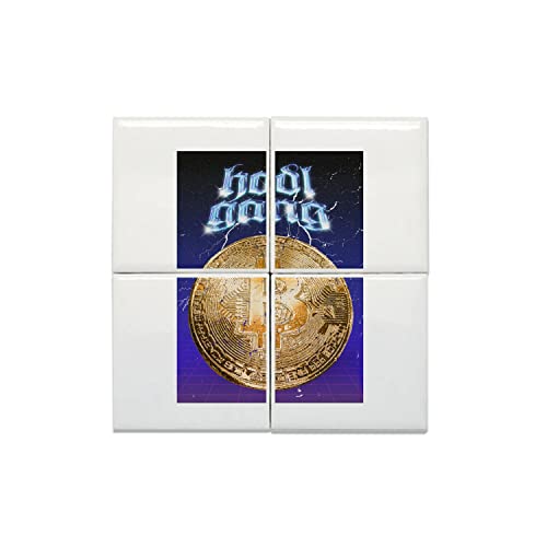 Carreaux Céramique Crypto Décoration Murale Geek Bitcoin Finance Blockchain