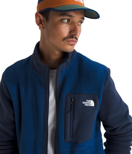 Image of THE NORTH FACE Men's Yumiori Full Zip Jacket | Lightweight Fleece Coat With Embroidered Logo, Zip Pockets