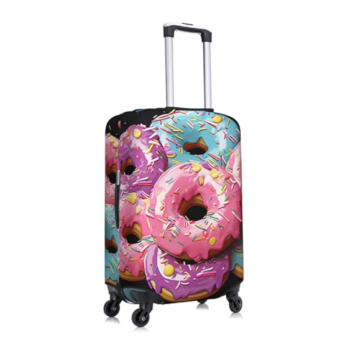 Travel Luggage Cover Fashion Suitcase Protector Donut Spandex Baggage Covers Washable Suitcase Covers Anti-Scratch Luggage Cover Protectors Fits 18-32 Inch Suitcases Large2