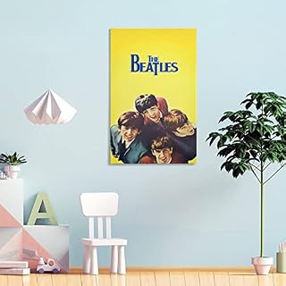 Poster décoratif sur toile The Beatles Band – Poster mural et art – Décoration moderne pour chambre à coucher familiale… - Les Beatles, Paul McCartney, John Lennon, RIngo Starr, George Harrison Poster décoratif sur toile The Beatles Band - Poster mural et art - Décoration moderne pour chambre à coucher familiale… – Image 4