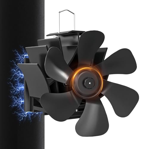 Wood Stove Fan with Magnet: Fireplace Fan for Wood Burning