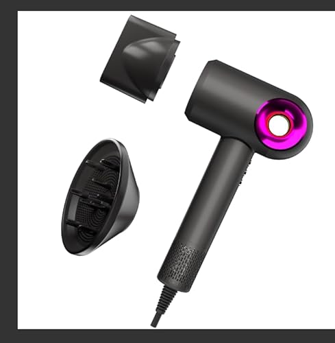 Hair Dryer, High-Speed Ionic Low Noise Blow Dryer with Diffuser