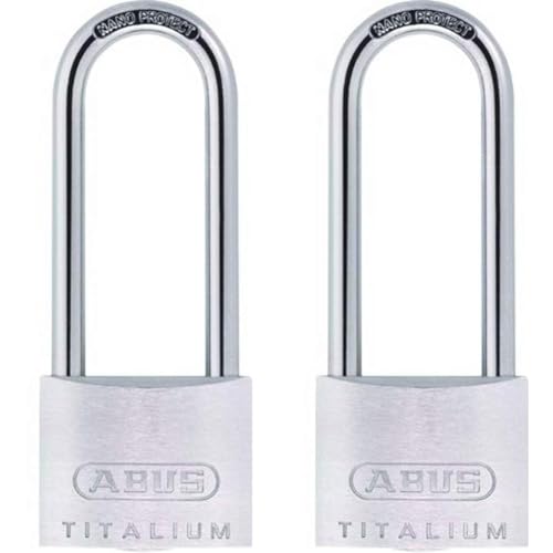 ABUS Titalium Vorhängeschloss 64TI/40HB63 2er-Pack