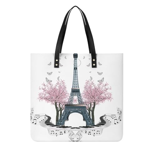 Tote bag pour voyage tour de fleurs grand sac à main shopper et bandoulière