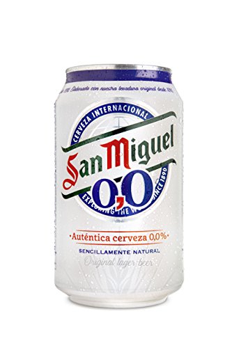 San Miguel 0.0 Cerveza Pils Dorada, 0% Volumen de Alcohol