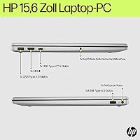 HP Laptop | 15,6" FHD Display | Intel Processor N100 | 4 GB DDR4 RAM | 128 GB UFS | Intel UHD Graphics | Windows 11 Home im S-Modus | QWERTZ | Natural Silver – Ansicht 2
