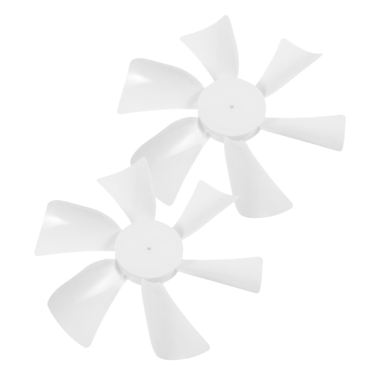 Luxshiny 4sets Rv Fan Blade Replacement 6 Replacement Blades for Trailer Vent Fans Easy Install Long Lasting 2pcs*4