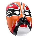 Accessoire de rassemblement - le masque d'opéra chinois est très approprié pour une pendaison de crémaillère pour la famille et les amis, ils l'adoreront, masque chinois en gypse
