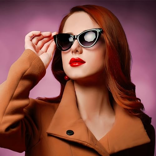 Cat Eye Sunglasses Bulk Women Cateye Sunglasses Party Favor Retro Vintage Sunnies Set2