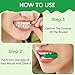 20 Stück Aligner Chewies, Grün Kieferorthopädische Kauartikel Wiederverwendbar Aligner Tablett Sitzer Minzduft Chewies Waschbar Aligner Chompers für Zahnspangen Unsichtbare Zahnspange beißt