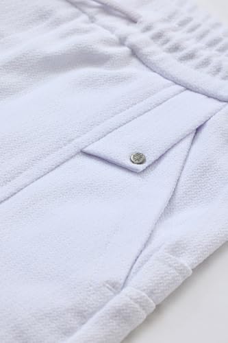 Image of SNITCH Men Chinos | Slim Fit Mid Rise Solid Pattern | Cotton Blend with Medium Stretch & Smooth Texture | Button & Zip Closure for Casual & Street Wear