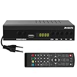 Decodificador Digital terrestre 2026 H.265 Hevc Main 10 bits, decodificador DVB-T2 Receptor Digital Terrestre TV SCART Full HD 1080p recibe Todos los Canales gratuitos, soporta Multimedia PVR