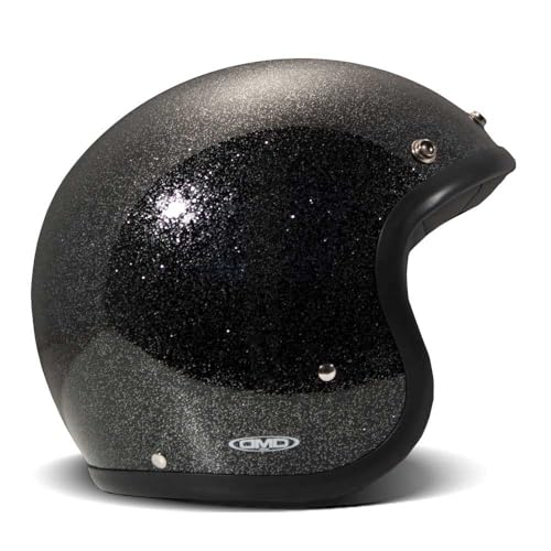 Casque moto jet DMD Retro Open Face XL vintage pour motard