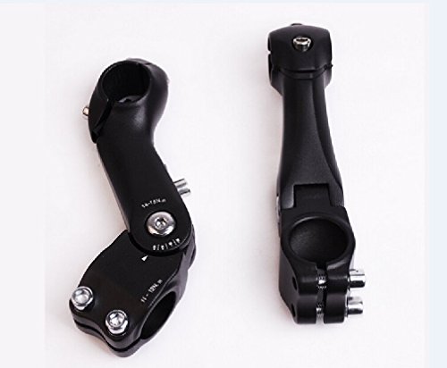 Sportsinn Adjustable Bike Stem Bike Riser For Mountain Bike Road Bike Travel Bike 1 1/8 Inch Steerer Tube & 1 Inch Handlebar #TOP1