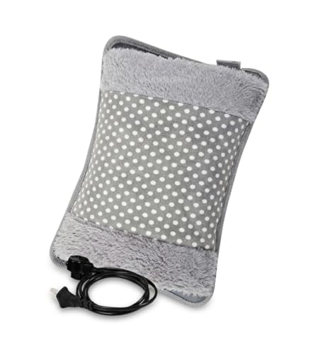 Image of Hot Water Bag Heating Bag Gel hot Water Bag hot bags for pain relief hot water bags electric hot pack heat pad electric for pain relief electric heating pad for back pain Men & Women with Charging Cord (Multicolour)