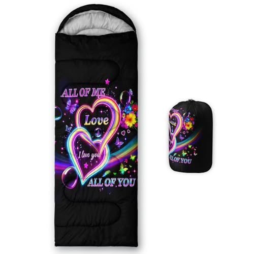 Image of QOOMO Ball Flower Camping Sleeping Bags,3 Season Warm & Cool Weather,Lightweight,Waterproof Sleeping Bags for Adults & Kids,Traveling,and Outdoors,Camping Gear Equipment