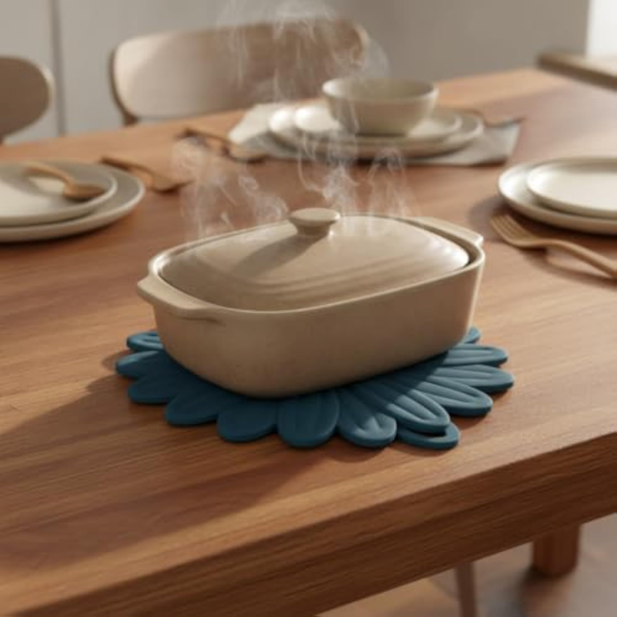 Silicone Heat Resistant Table Mat, Elegant Coaster
