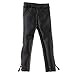 Hellery Pantaloni in Pelle Adatti per Il Regalo di Compleanno Blythe del Ragazzo - Nero