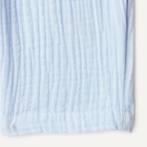 Amazon Essentials x Sofia Grainge Unisex Toddlers' Cotton Gauze Adjustable Pants, Light Blue, 4T - image 4
