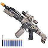 Toy Guns,Electric Gun for Nerf Guns Bullets,Foam Darts DIY Guns,Projection Gun Toy with Sound and Light, Soft Foam Gun Toys as Gifts for Kids Shooting