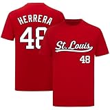 IVáN Herrera Shirt T-Shirt Jersey Baseball No Brand/Logos 100% Cotton for Red Mens/Womens/Kids