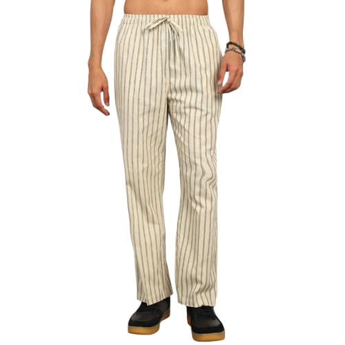 Image of Men's Cotton Linen Pajama