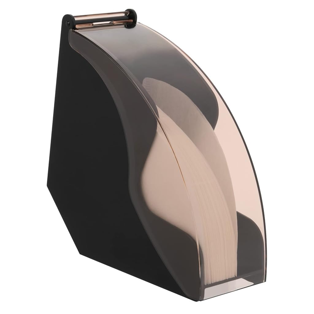 Supvox® 100Pcs Coffee Paper Filter Holder #1#2#4 Paper Filter Capacity Holder Cone Coffee Filter Paper Holder Storage Dispenser with Dustproof Lid for Cone Coffee Filters