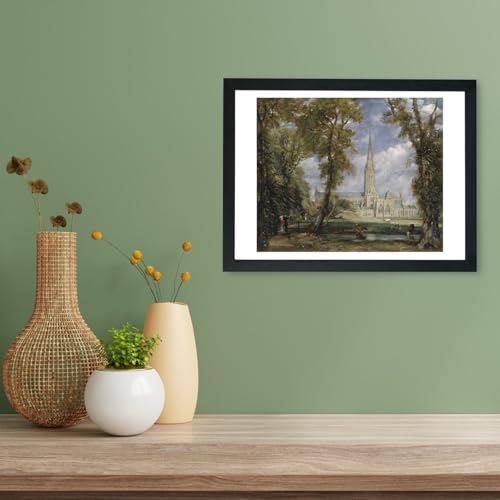 Affiche encadrée John Constable Salisbury pour habiller un mur vide