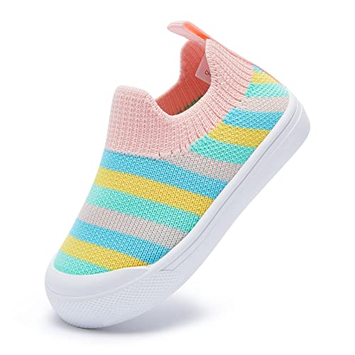 Image of BMCiTYBM Baby Sneakers Girls Boys Lightweight Breathable Mesh First Walkers Shoes 6-24 Months