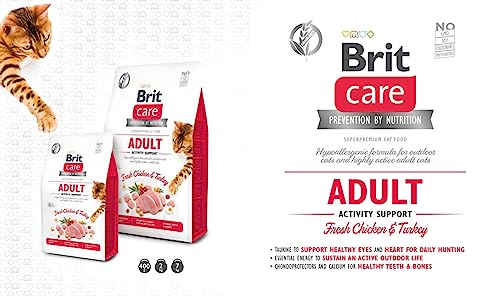 Brit Care Grain Free Adult Activity Support für aktive Katzen 7 kg