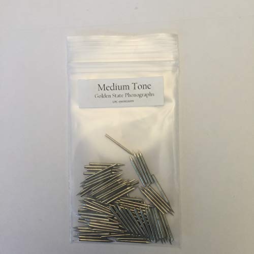Steel Phonograph Needles (Medium Tone) for Victrola and Other Phonograph Brands