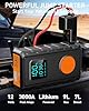 Jump Starter with Air Compressor, Battery Jumper Starter Car Battery Jump Starter 8.0 Gas/7.0L Diesel, Portable Jump Box, 12V Portable Car Jump Starter with Tire Inflator, LED Light Idea Gift for Man #1