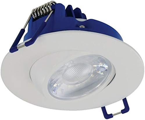 3 Inch Luna LED by Liteline – Flexible Gimbal Fixture Lightning LED – Ultra-Elegant & Subtle Design – Dimmable & Directional Lighting – Wet Location – Residential & Commercial Use (3000K, White)