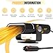 Car Heater - Portable 12V 200W Car Heaters That Plugs Into Cigarette Lighter, Vehicle Defroster Windshield Demister, Auto Defoggers 360° Rotatable Heater for Car, SUV, Jeeps, Trucks, MPV