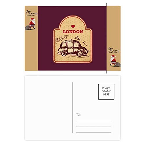 Timbres Motif Père Noël Lot de 20 pour éviter les enveloppes tristes