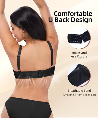 Image of Women's Sheer Bra Sexy Mesh Full Coverage See Through Unlined Underwire Supportive Plunge Bras