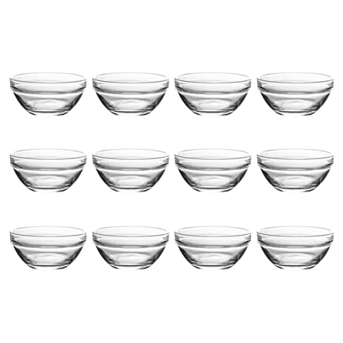 Bols à dessert en verre pour vos réceptions et fêtes à la maison ensemble de 12 pièces de 75 ml - 2