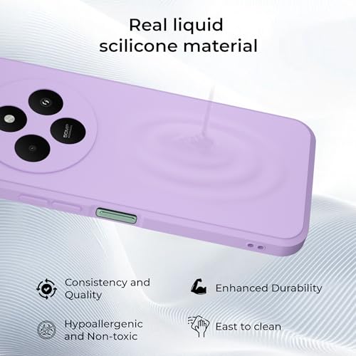 Image of A rtistque Back Cover Case for Poco C75 5G / M7 5G / Redmi A4 5G / Redmi 14c 5G with Camera Protection | Shockproof TPU|Stylish Protective Design|Slim Fit|Ultra Matte| Back Cover - Purple