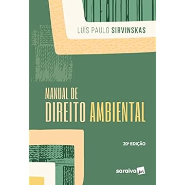 Capa do livro Manual de direito ambiental - 20ª edição 2022