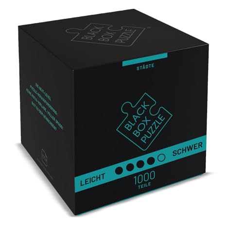 Black Box Puzzle 1000 Teile, Blackbox Puzzel mit Überraschungs-Motiv...