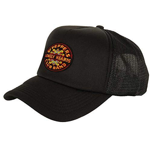 Los Beatles - Sgt. Gorra de béisbol Pepper Drum camionero negro