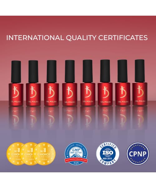 Esmalte en gel Kodi Professional 7ml Marrón caramelo miniatura 3