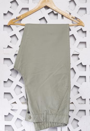 Image of DIVISIVE Men's Regular Fit Cotton Chinos Trousers Pants