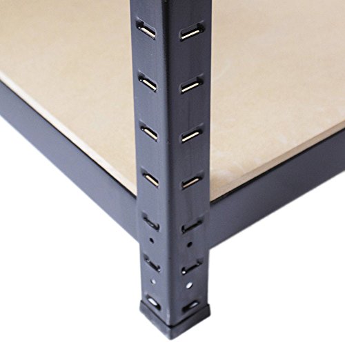The Shopfitting Shop 5 Tier Boltless Garage Shelving Workshop Storage Racking Shelves Heavy Duty Metal 1800 x 900 x 400 7 The Shopfitting Shop 5 Tier Boltless Garage Shelving Workshop Storage Racking Shelves Heavy Duty Metal 1800 x 900 x 400 - Image 7