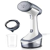 YIKA Steamer for Clothes, Travel Clothes Steam Iron, Portable Clothing & Garment Wrinkle Remover, 30s Heat Up, 300ml Detachable Water Tank, 25 Minutes Continuous Steam for All Kinds of Fabrics