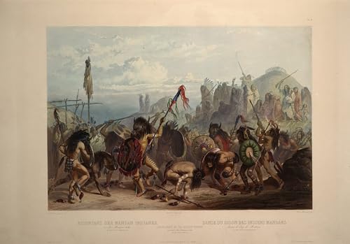 Murales de bison dance para decorar el salón con un lienzo histórico de 60x90cm